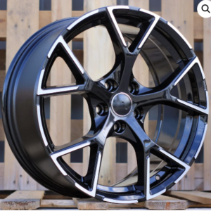 KIT DE 4 LLANTAS AUDI 8821 18 BLACK METAL Y NEUMATICOS 225/40R18 TRACMAX