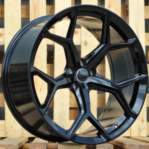 JUEGO DE 4 LLANTAS AUDI RSQ 22X9,5 ET26 BLACK BRILLO