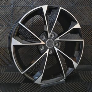 JUEGO DE 4 LLANTAS PARA AUDI RS75R 19 5X112 BLACK METAL