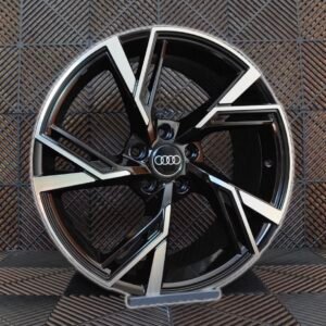 JUEGO DE 4 LLANTAS AUDI RS46R 19 BLACK METAL