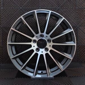 JUEGO DE 4 LLANTAS MERCEDES SLR 19X8,5 ET40 + 19X9,5 ET45 GREY METAL