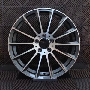 JUEGO DE 4 LLANTAS MERCEDES SLR2 19X8,5 ET40 + 19X9,5 ER45 GREY METAL + 20 TORNILLOS