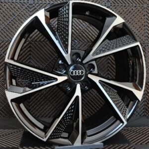 JUEGO DE 4 LLANTAS AUDI RS75R 19 5X112 BLACK METAL