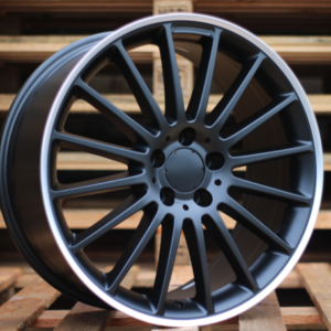 JUEGO DE 4 LLANTAS MERCEDES AMGR76A 18X8 ET45 BLACK LIP METAL