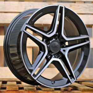 JUEGO DE 4 LLANTAS MERCEDES AMGR756 21x10 + 21X11 BLACK METAL