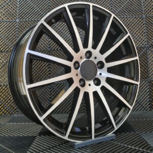 JUEGO DE 4 LLANTAS MERCEDES SLR1 17 BLACK METAL