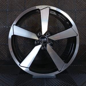 JUEGO DE 4 LLANTAS AUDI RS91S 19 BLACK METAL