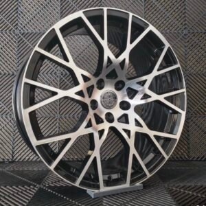 KIT DE 4 LLANTAS AUDI RS57S 20 BLACK METAL Y NEUMATICOS 255/35/20 102Y LANVIGATOR