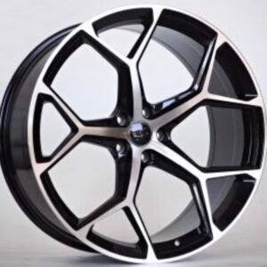 KIT DE 4 LLANTAS VWA RS41 21 BLACK METAL Y NEUMATICOS 285/40R21 TRACMAX RS01