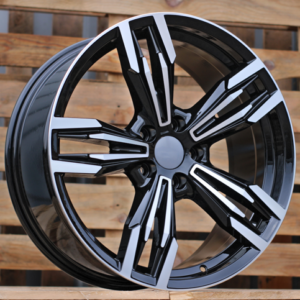 JUEGO DE 4 LLANTAS BMW M600 8,5X20 ET33 Y 20X9,5 ET38 5X120 72.6 BLACK METAL