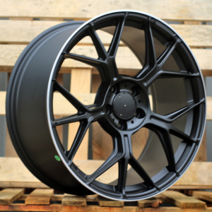 JUEGO DE 4 LLANTAS PARA MERCEDES AMRL51 20X8,5 ET40+20X9,5 ET45 BLACK LIP METAL