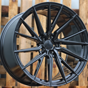 LLANTAS PARA BMW R20x10 5X112 ET 40 66.5 HX06F Black (BL) Fits for HAXER (K4+K2) (HYBRID FORGED (Front+Rear)