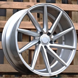 LLANTAS PARA BMW R18x9 5X120 ET 35 72.6 B1059 Machined Silver (MS) Fits for RACIN