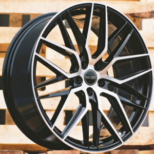 LLANTAS PARA BMW R18x8 5X112 ET 40 66.5 HX035 (B5902) Black Polished (MB) Fits for HAXER (P+K4)