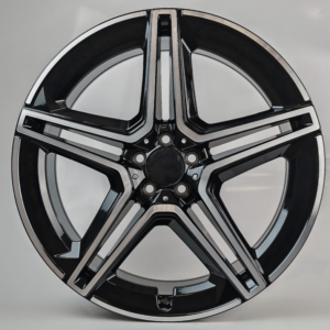 JUEGO DE 4 LLANTAS MERCEDES AM68 9,5+11,5 22 BLACK METAL