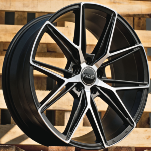 LLANTAS PARA BMW R19x8.5 5X112 ET 40 66.6 HX043 Black Polished Half Matt (MBHM) Fits for HAXER (K4)