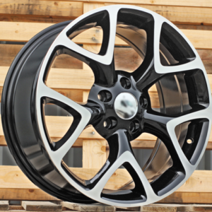 R19x8.5 5X120 ET 41 67.1 E236 (QC506) Black Polished+Powder Coating (MBPC) Fits for OPEL (P1)