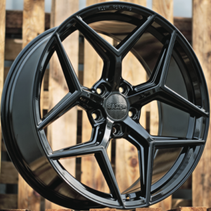 LLANTAS PARA BMW R20x8.5 5X112 ET 25 66.5 HX04F Black (BL) Fits for HAXER (Z4) (HYBRID FORGED (Max Load 815kg.)