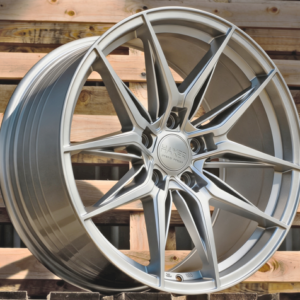 LLANTAS PARA BMW R18x8 5X120 ET 34 72.6 HX036 (IN3614F) Silver Shining (SS) Fits for HAXER (Z6) (HYBRID FORGED)