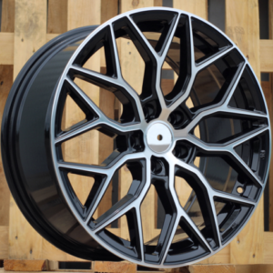 LLANTAS PARA BMW R18x8 5X120 ET 34 72.6 B5812 Black Polished (MB) Fits for RACIN (P2) (RacingLine)