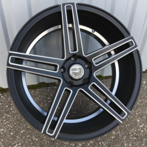 LLANTAS PARA BMW R20x8.5 5X120 ET 35 74.1 H5249 (G526) Black Half Matt+Polished Lip (BLHMPL) Fits for RACIN