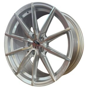 JUEGO DE 4 LLANTAS BMW M89 8X18 5X120 ET35 72.6 SILVER POLISHED