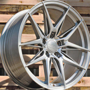LLANTAS PARA BMW R18x8 5X112 ET 35 66.5 HX036 (IN3614F) Silver Shining (SS) Fits for HAXER (Z6) (HYBRID FORGED)