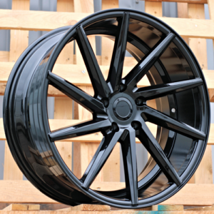 LLANTAS PARA BMW R18x8 5X120 ET 35 72.6 B1058 Black (BL) Fits for RACIN (Z2) (Left side (Style RacingLine)