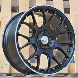 LLANTAS PARA BMW R18x8 5X120 ET 34 72.6 IN0278 Black Half Matt+Polished Lip (BLHMPL) Fits for RACIN (Z5) (Racingline)