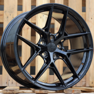 LLANTAS PARA BMW R18x8 5X120 ET 35 72.6 HX044 (IN6130) Black (BL) Fits for HAXER (P1+Z5+Z4) (Rear+Front)