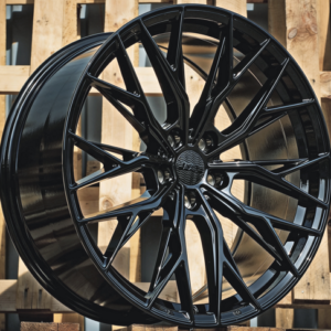 LLANTAS PARA BMW R20x8.5 5X112 ET 25 66.6 HX042 (IN0387) Black (BL) Fits for HAXER (Z3+Z7) (Rear+Front)